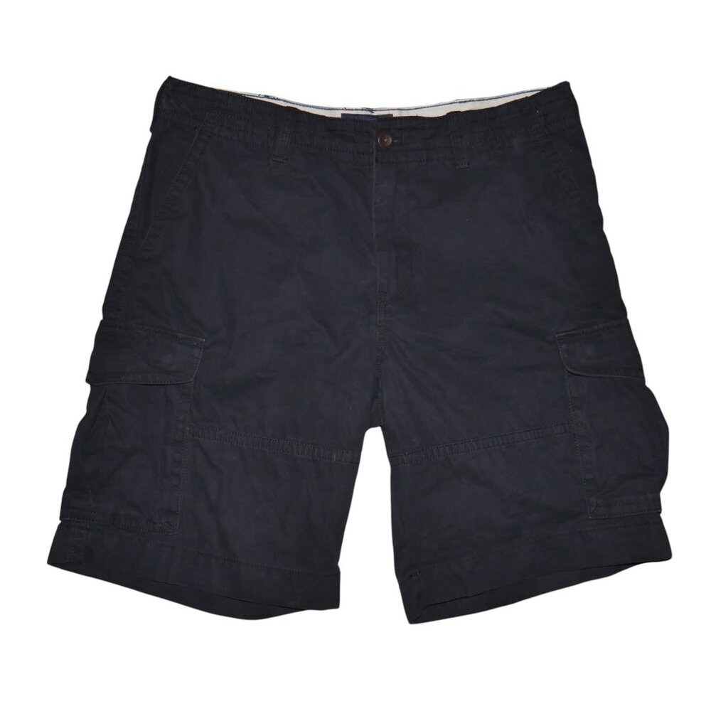 Tommy Hilfiger Soft Twill Cargo Shorts Black Men's Size 36